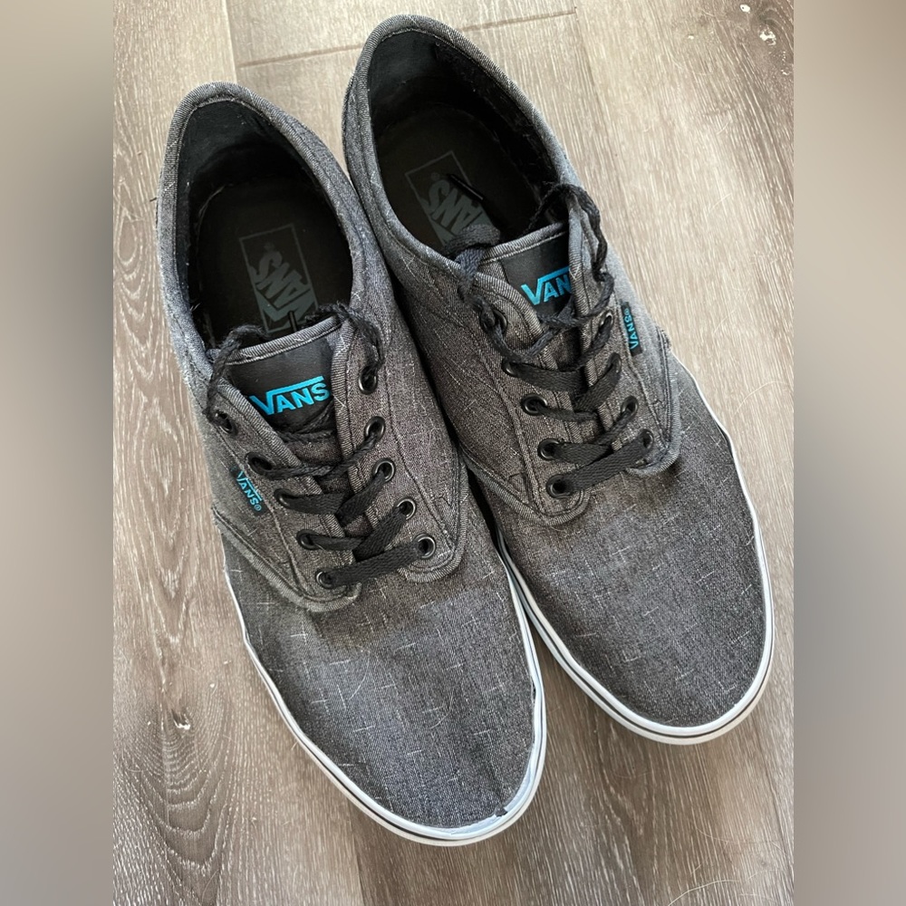 Vans Men's Gray Canvas Skateboarding Shoes